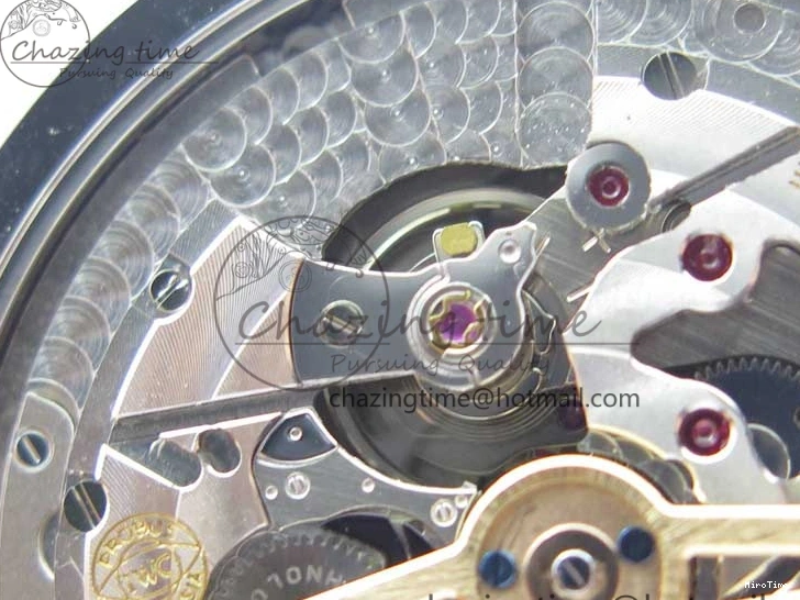 MIROTIME 0228 Portugieser Perpetual Calendar IW503401 V9F 1:1 Best Edition Blue Dial on Black Leather Strap A Contemporary 7114